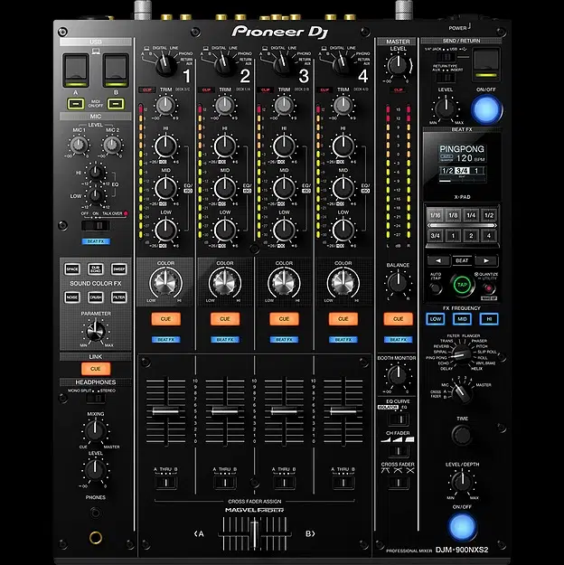 Pioneer DJM 900 NEXUS 2 Mixer features first ever 64-bit mixing processor for a warmer, more nuanced sound