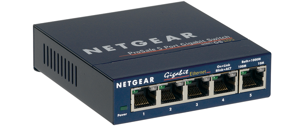 Netgear 5-Port Link Switch Box - Vivid Collective